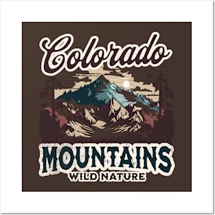 Colorado Mountains Posters and Art